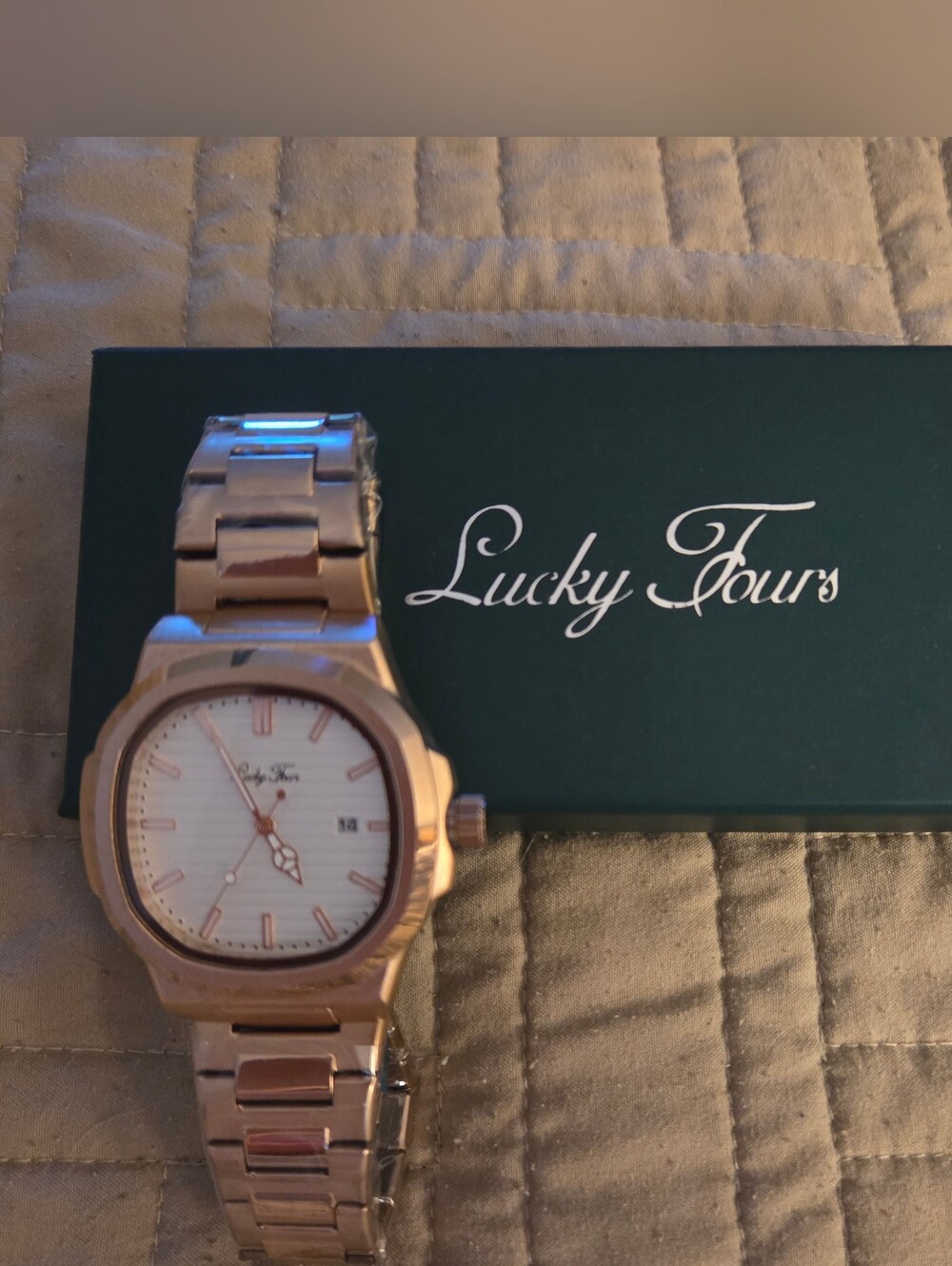 LUCKY FOURS Men's Gold Wraith/Ice Watch